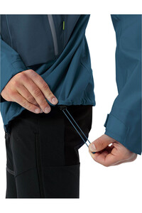 Vaude chaqueta impermeable hombre Men's Croz Alpine 3L Jacket vista detalle
