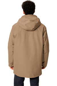 Vaude chaqueta impermeable hombre Men's Idris Wool-Lined Parka vista trasera