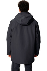 Vaude chaqueta impermeable hombre Men's Idris Wool-Lined Parka vista trasera