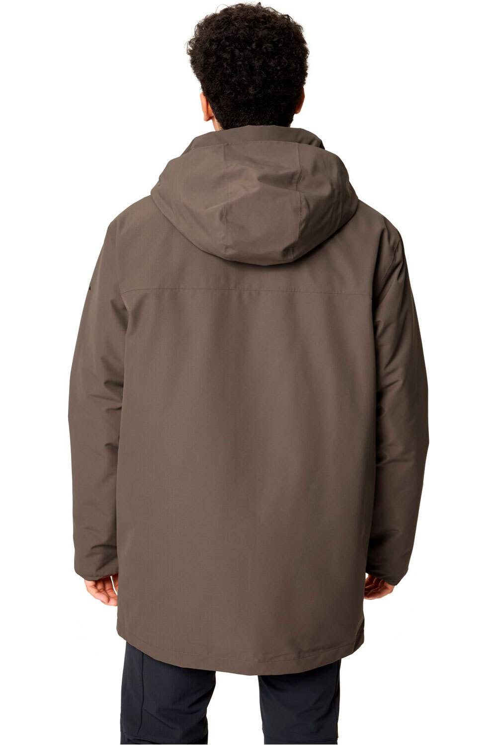 Vaude chaqueta impermeable hombre Men's Idris Wool-Lined Parka vista trasera