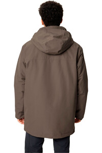 Vaude chaqueta impermeable hombre Men's Idris Wool-Lined Parka vista trasera