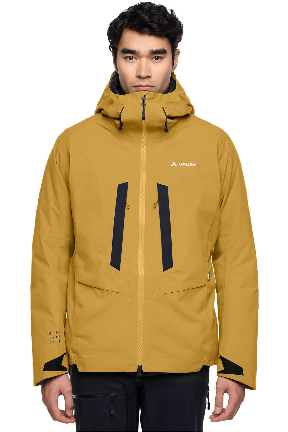 Vaude chaqueta impermeable hombre Men's Monviso 2,5L Jacket vista detalle