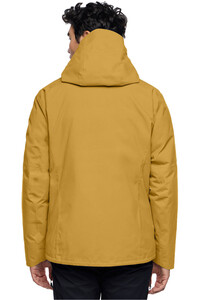 Vaude chaqueta impermeable hombre Men's Monviso 2,5L Jacket vista trasera