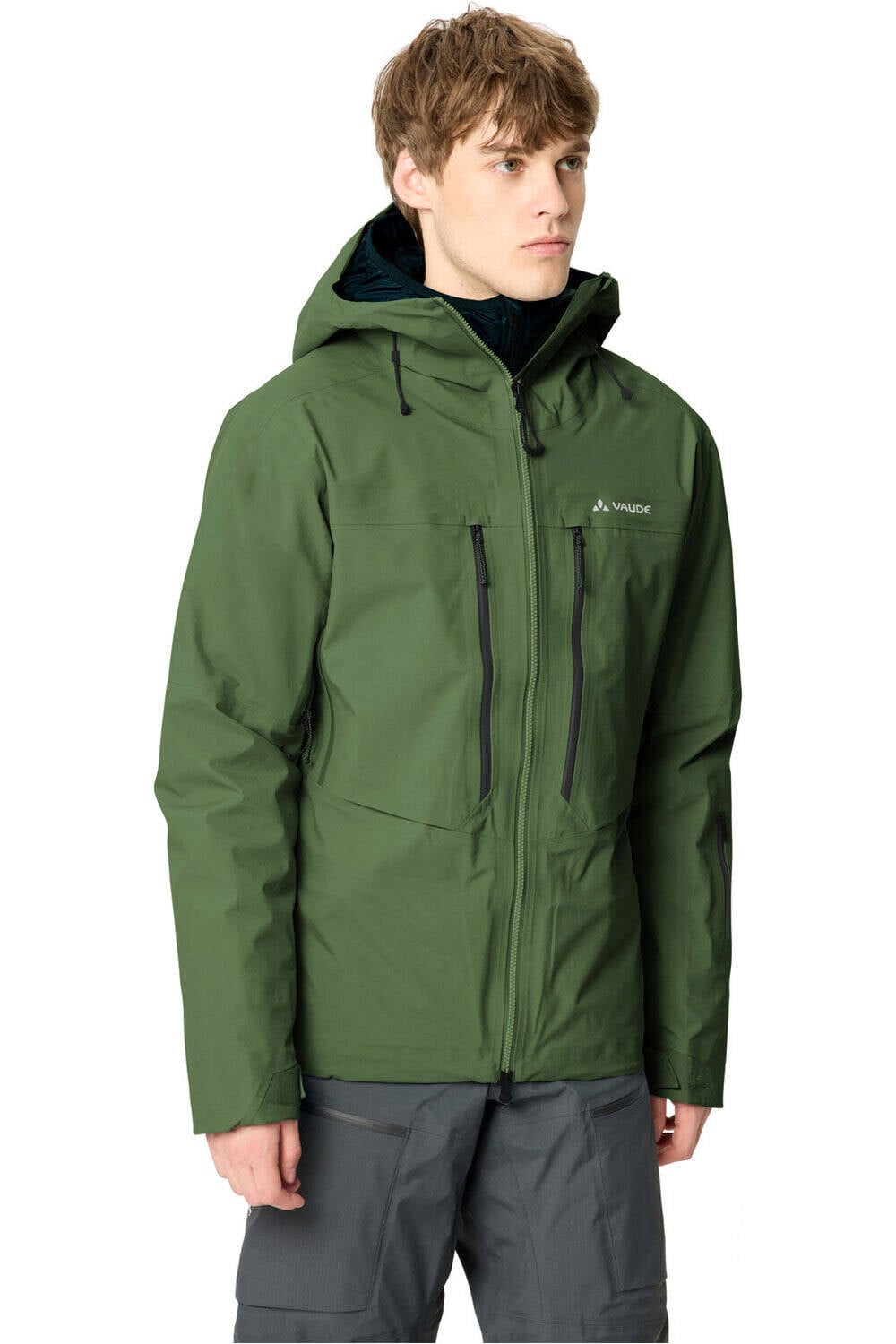 Vaude chaqueta impermeable hombre Men's Monviso 3L Jacket II vista detalle