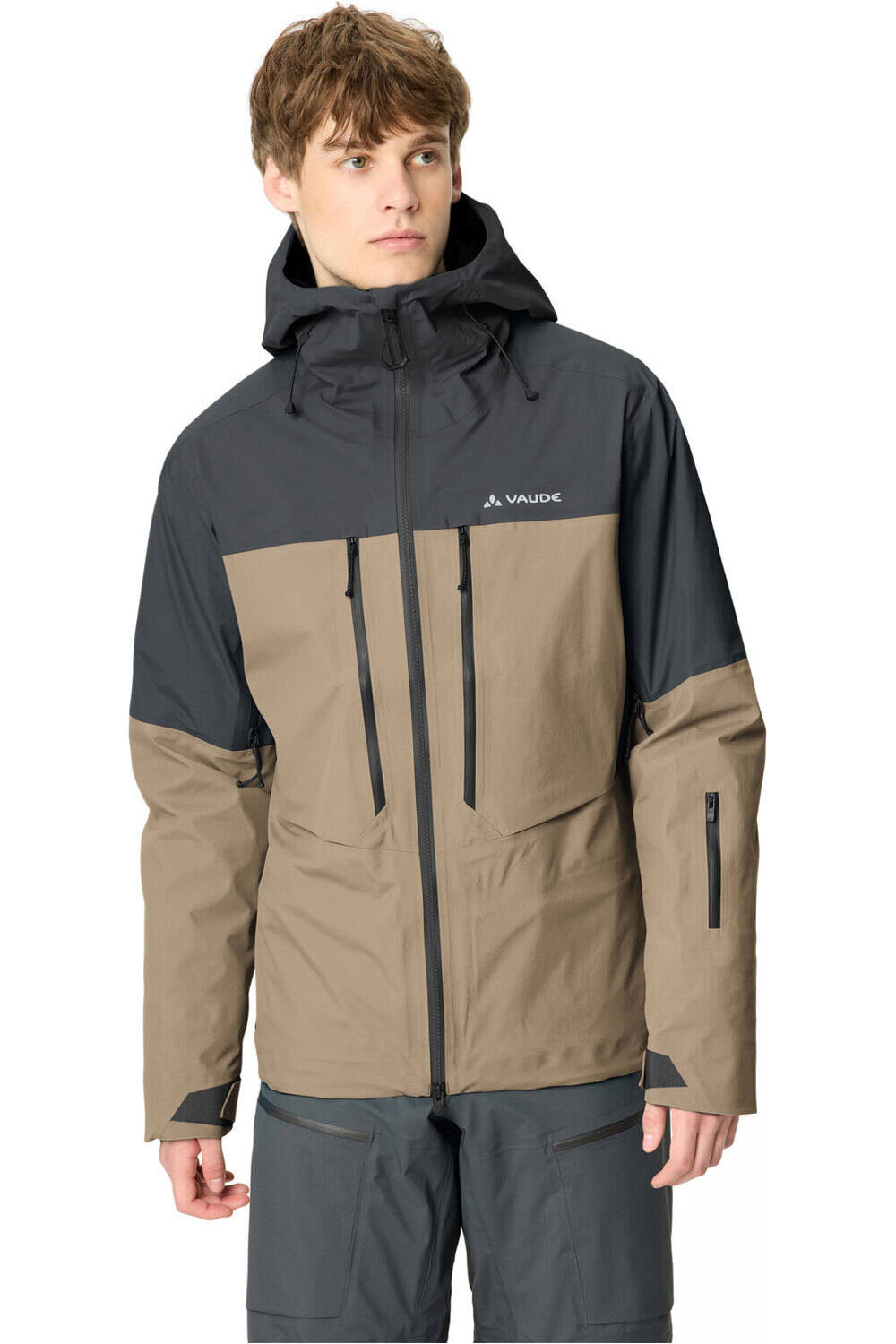 Vaude chaqueta impermeable hombre Men's Monviso 3L Jacket II vista frontal