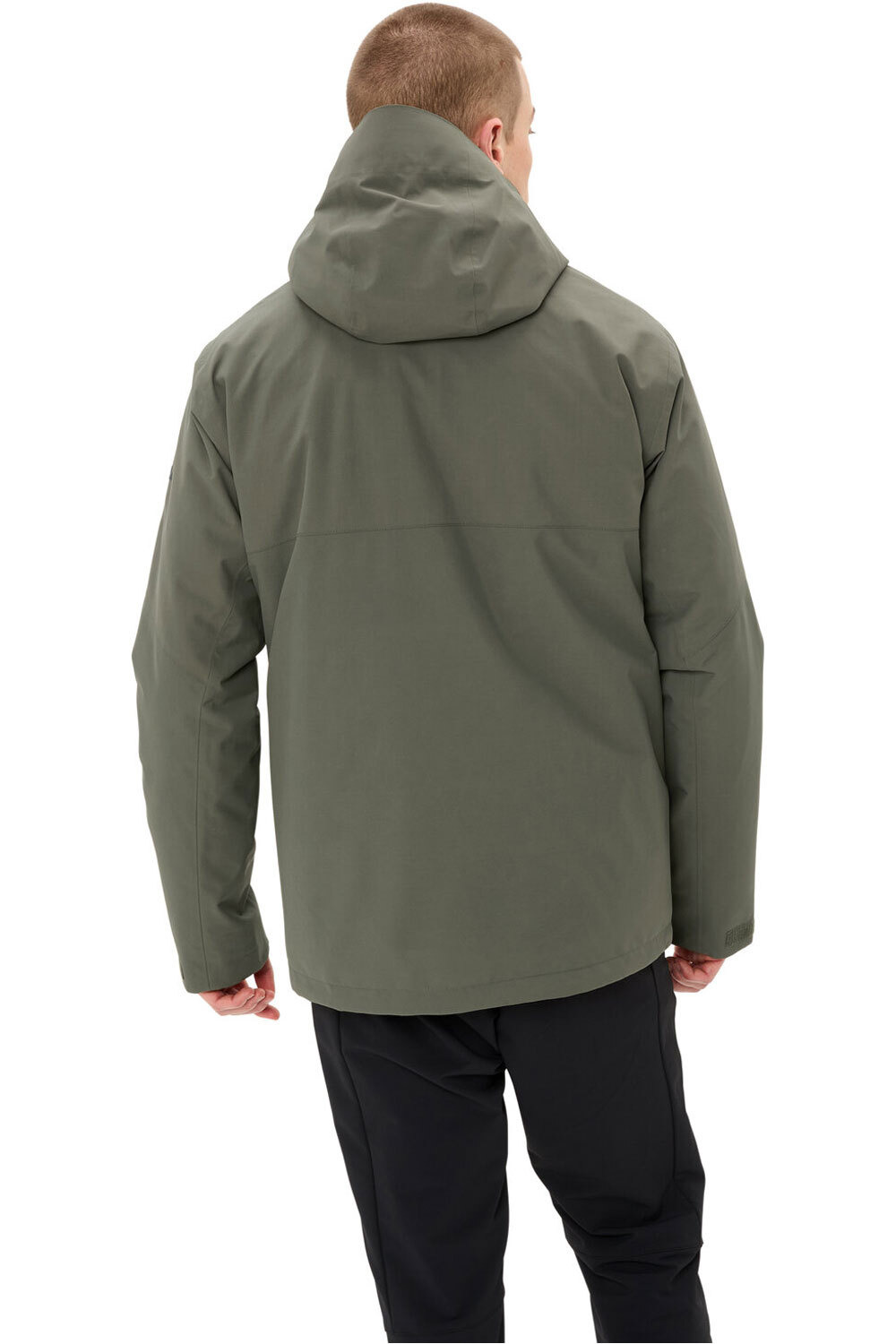 Vaude chaqueta impermeable insulada hombre Men's Caserina 3in1 Jacket II vista trasera