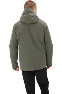 Vaude chaqueta impermeable insulada hombre Men's Caserina 3in1 Jacket II vista trasera