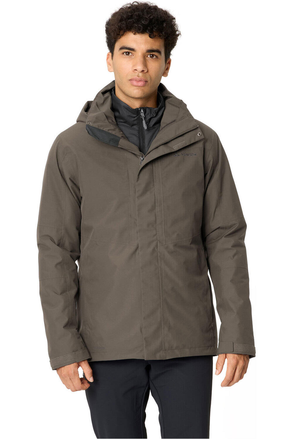Vaude chaqueta impermeable insulada hombre Men's Caserina 3in1 Jacket III vista frontal