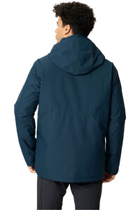 Vaude chaqueta impermeable insulada hombre Men's Caserina 3in1 Jacket III vista trasera