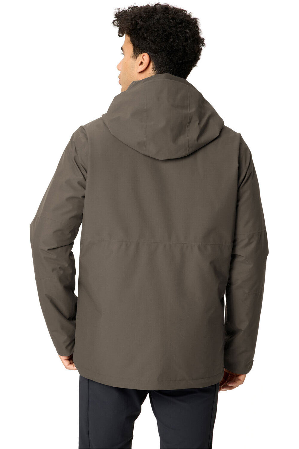 Vaude chaqueta impermeable insulada hombre Men's Caserina 3in1 Jacket III vista trasera
