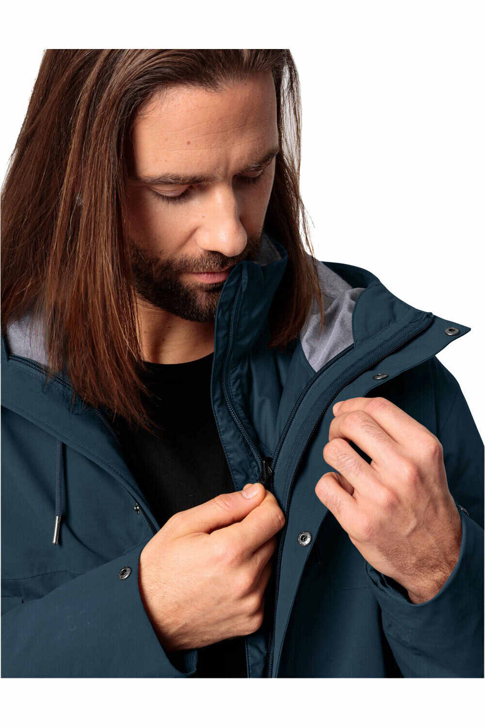 Vaude chaqueta impermeable insulada hombre Men's Coreway 3in1 Parka 03