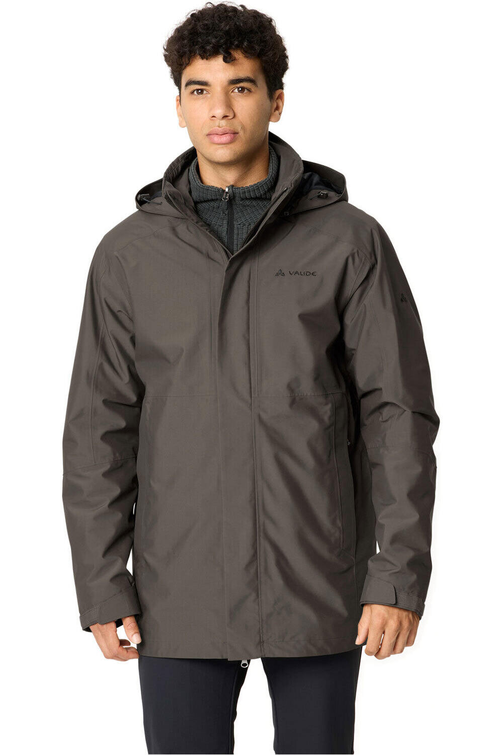 Vaude chaqueta impermeable insulada hombre Men's Idris 3in1 Parka IV vista frontal