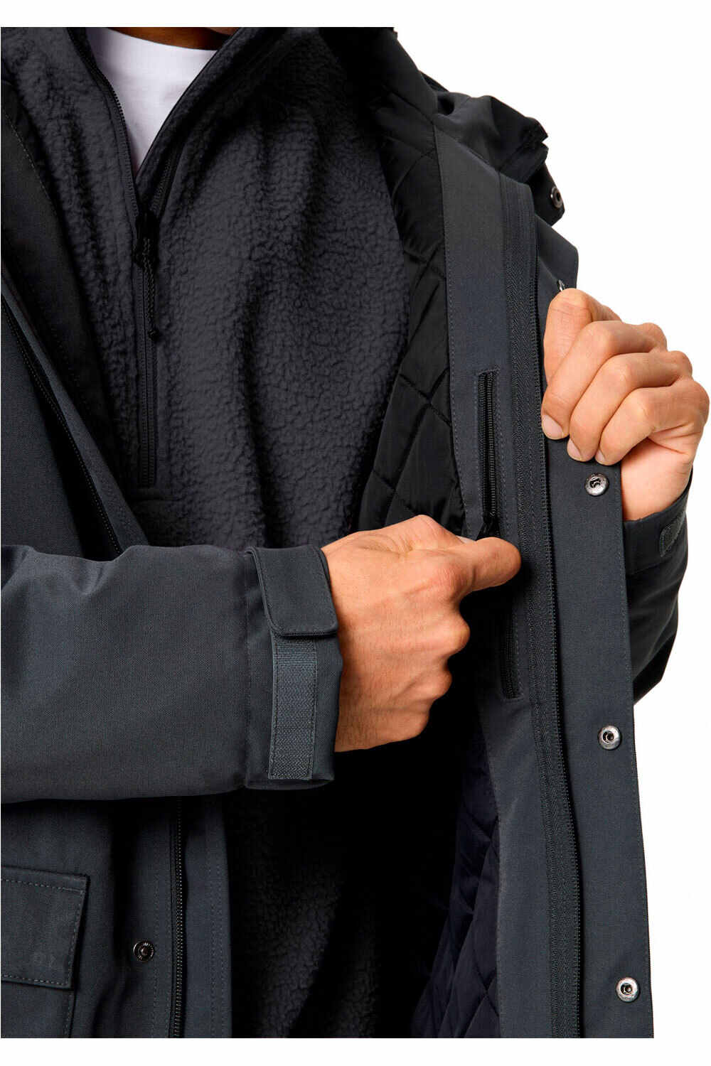 Vaude chaqueta impermeable insulada hombre Men's Manukau Parka III 04
