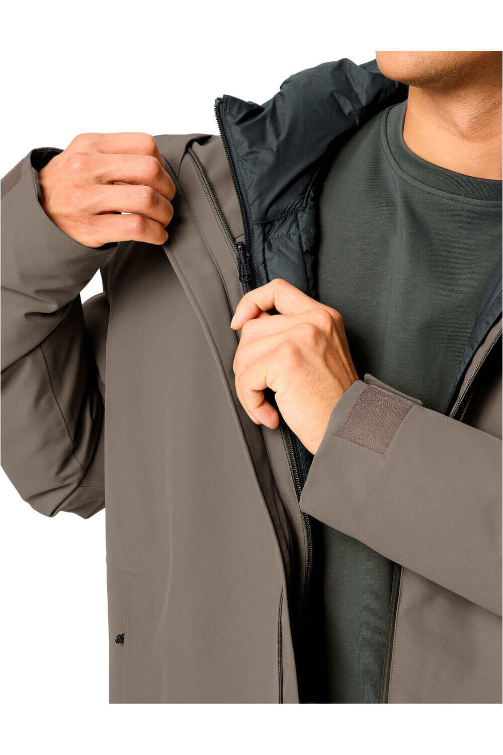 Vaude chaqueta impermeable insulada hombre Men's Mineo 3in1 Jacket 03