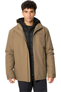 Vaude chaqueta impermeable insulada hombre Men's Mineo 3in1 Jacket vista detalle