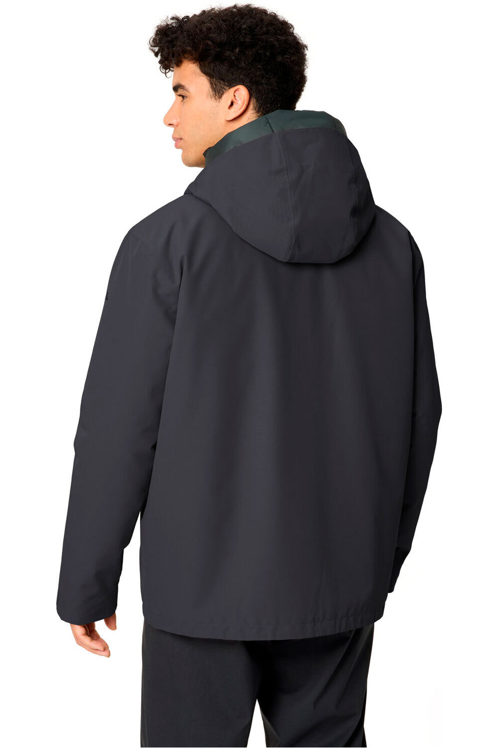 Vaude chaqueta impermeable insulada hombre Men's Mineo 3in1 Jacket vista trasera