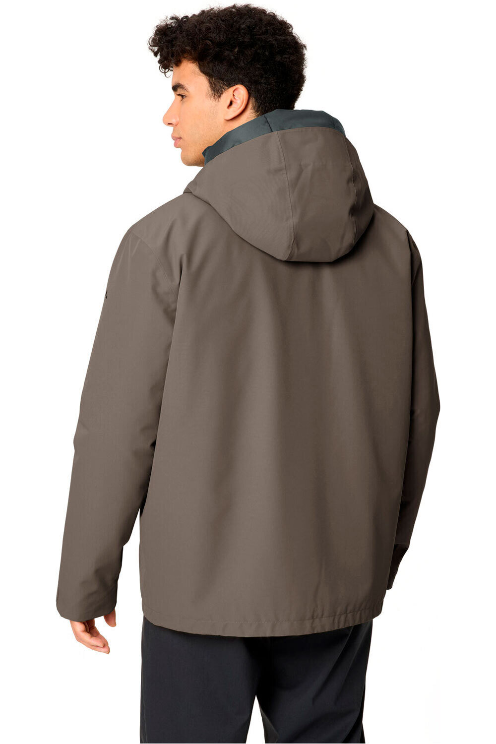 Vaude chaqueta impermeable insulada hombre Men's Mineo 3in1 Jacket vista trasera