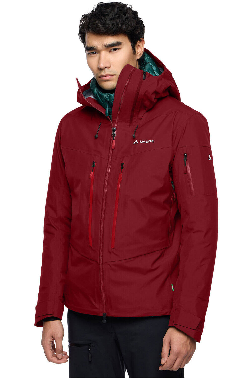 Vaude chaqueta impermeable insulada hombre Men's Monviso 3L Jacket vista detalle