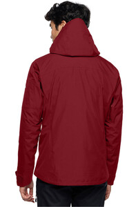 Vaude chaqueta impermeable insulada hombre Men's Monviso 3L Jacket vista trasera