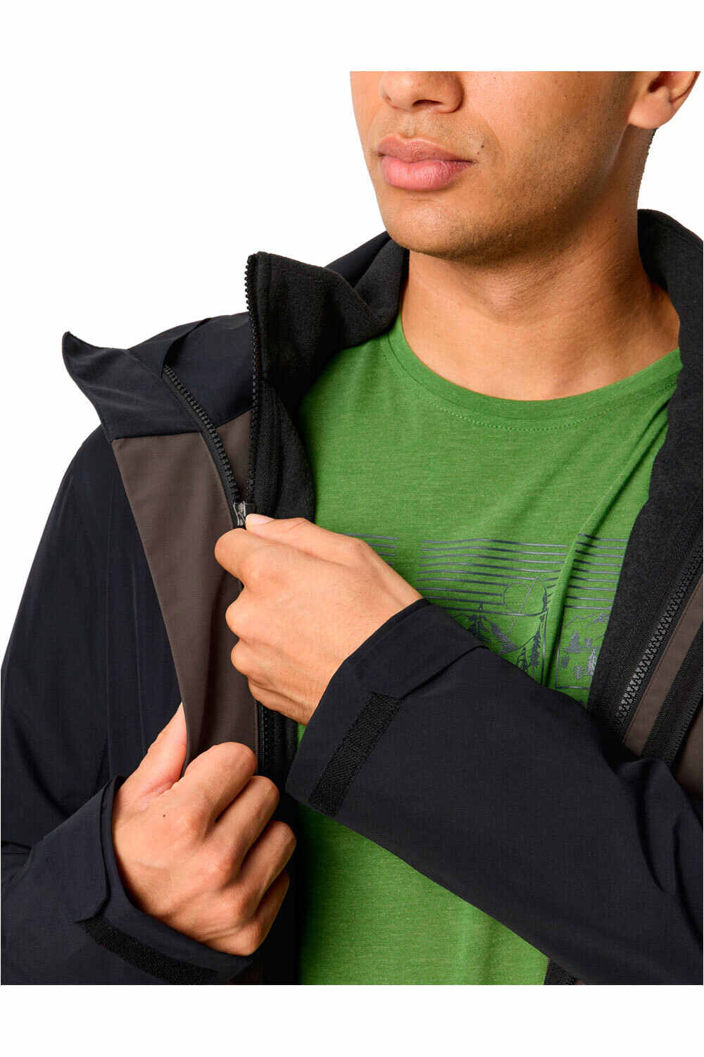 Vaude chaqueta impermeable insulada hombre Men's Rosemoor 3in1 Jacket 03