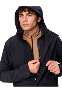Vaude chaqueta impermeable insulada hombre Men's Rosemoor 3in1 Jacket vista detalle