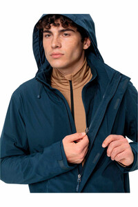 Vaude chaqueta impermeable insulada hombre Men's Rosemoor 3in1 Jacket vista detalle