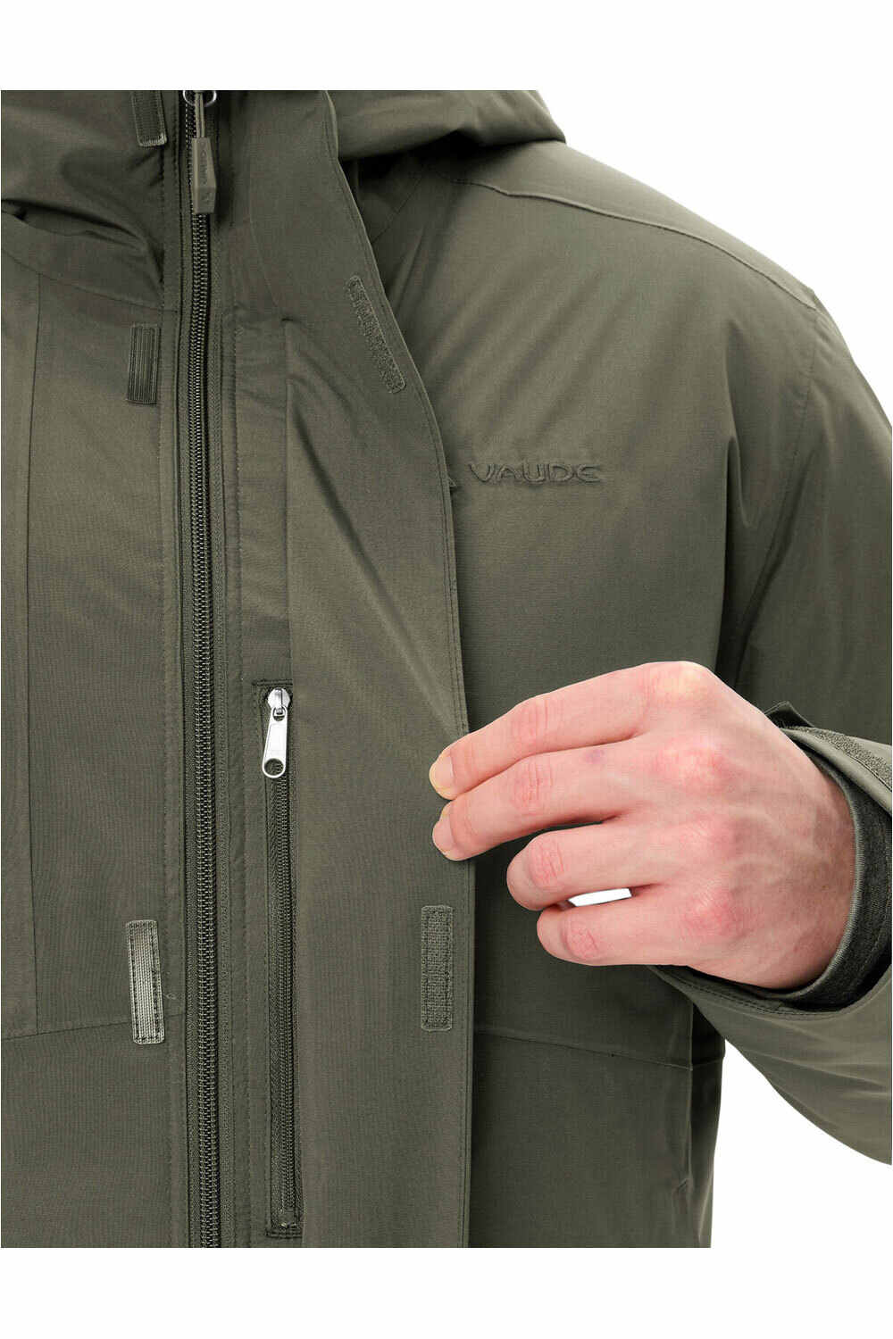 Vaude chaqueta impermeable insulada hombre Men's Rosemoor Padded Parka 03