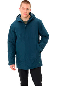 Vaude chaqueta impermeable insulada hombre Men's Rosemoor Padded Parka vista detalle
