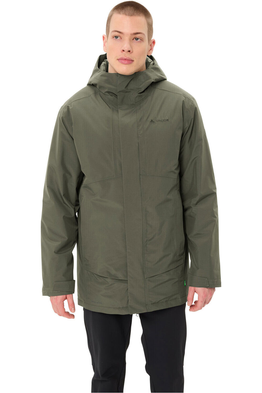 Vaude chaqueta impermeable insulada hombre Men's Rosemoor Padded Parka vista frontal