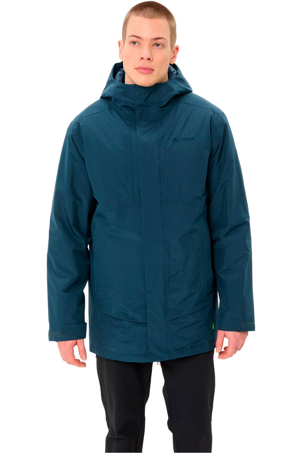 Vaude chaqueta impermeable insulada hombre Men's Rosemoor Padded Parka vista frontal