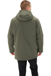 Vaude chaqueta impermeable insulada hombre Men's Rosemoor Padded Parka vista trasera