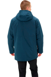 Vaude chaqueta impermeable insulada hombre Men's Rosemoor Padded Parka vista trasera