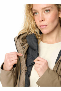 Vaude chaqueta impermeable insulada mujer Women's Annecy 3in1 Coat III vista detalle