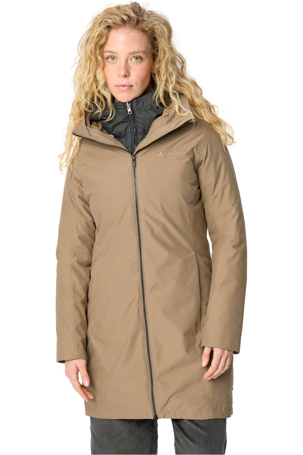 Vaude chaqueta impermeable insulada mujer Women's Annecy 3in1 Coat III vista frontal