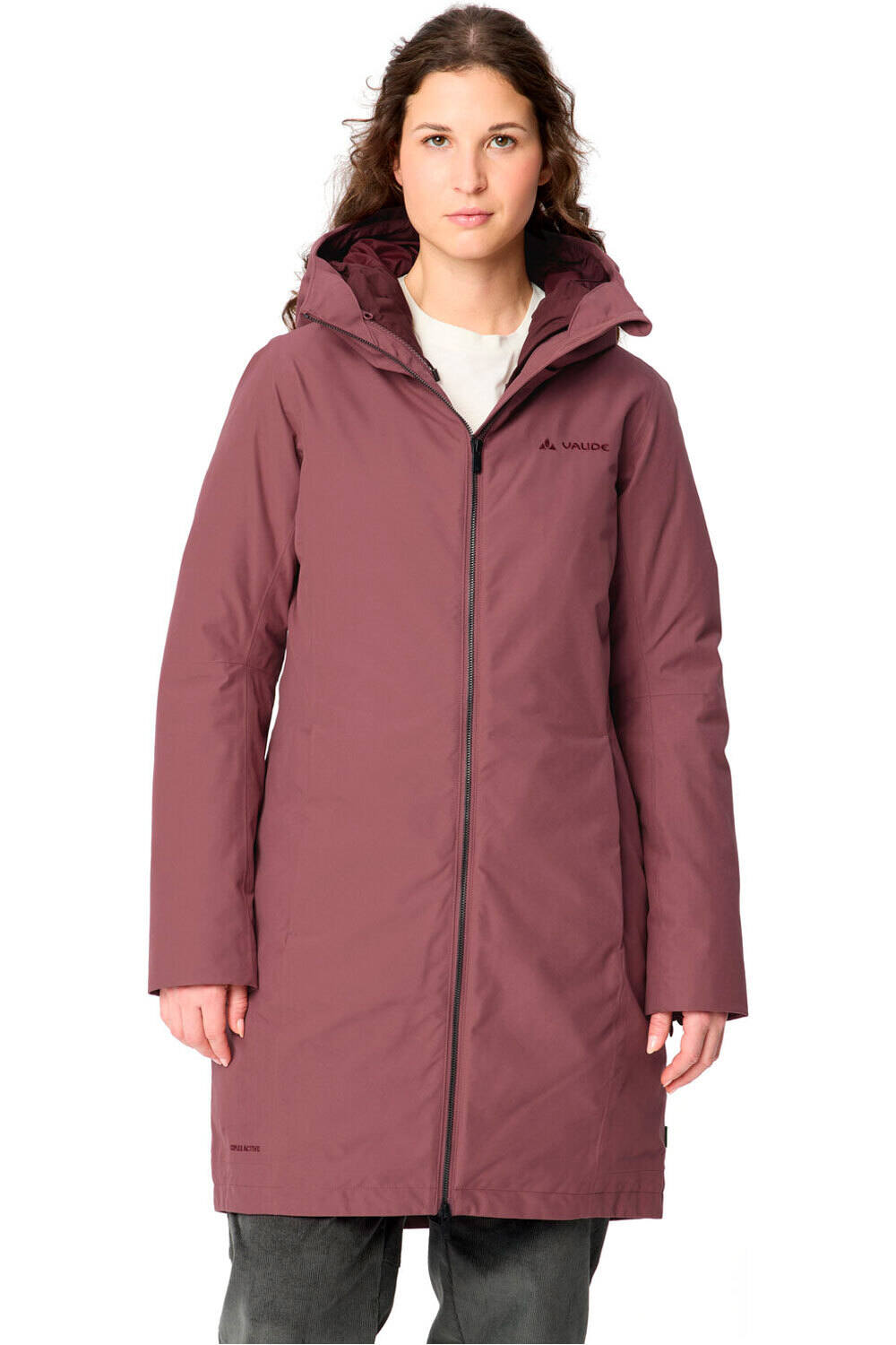 Vaude chaqueta impermeable insulada mujer Women's Annecy 3in1 Coat III vista frontal
