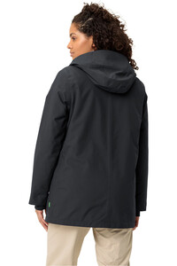 Vaude chaqueta impermeable insulada mujer Women's Coreway Parka vista trasera