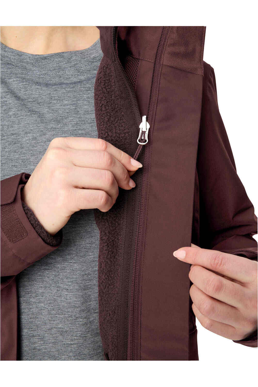 Vaude chaqueta impermeable insulada mujer Women's Idris 3in1 Parka IV 03