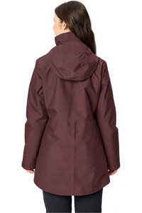 Vaude chaqueta impermeable insulada mujer Women's Idris 3in1 Parka IV vista trasera