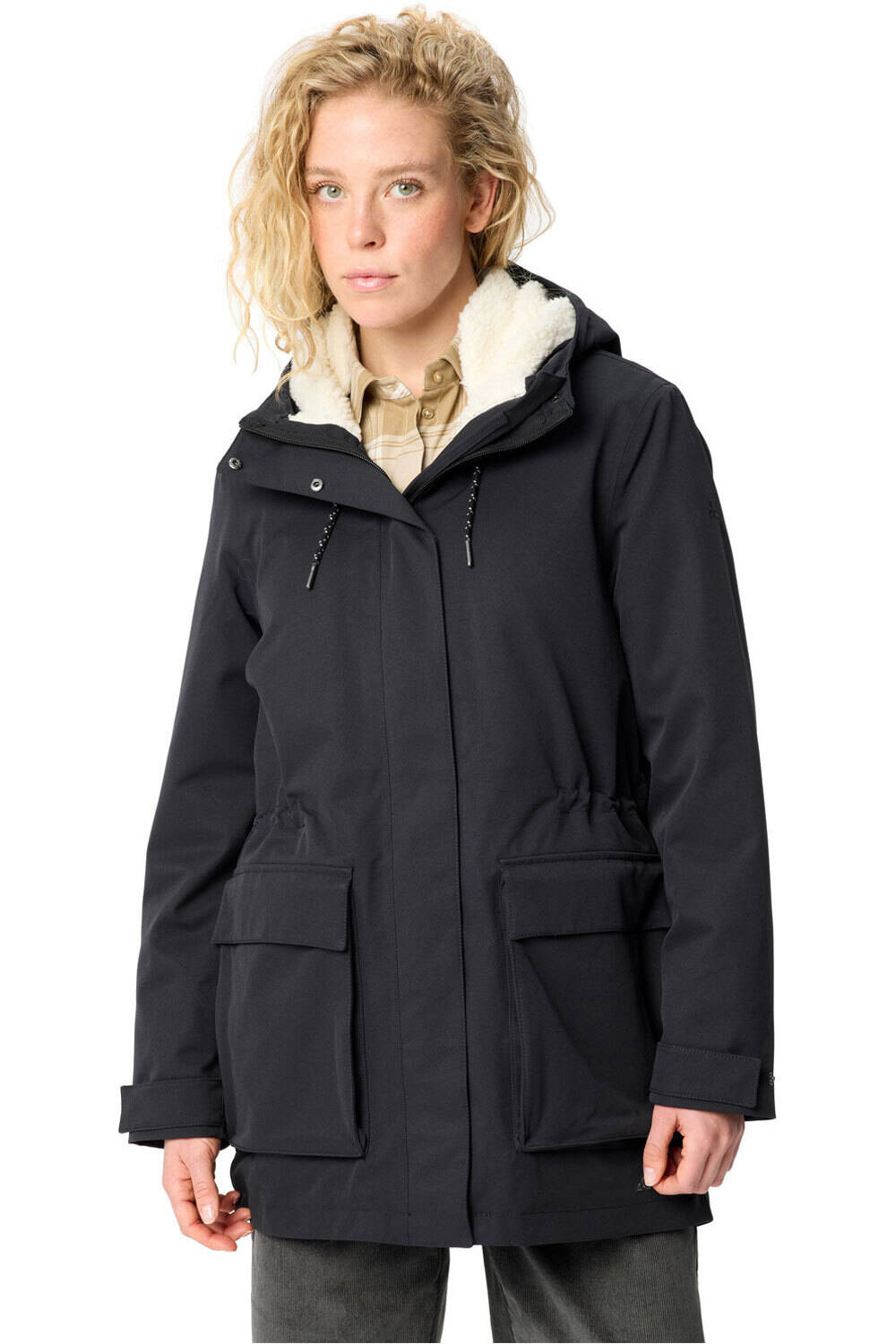 Vaude chaqueta impermeable insulada mujer Women's Manukau Parka III vista frontal