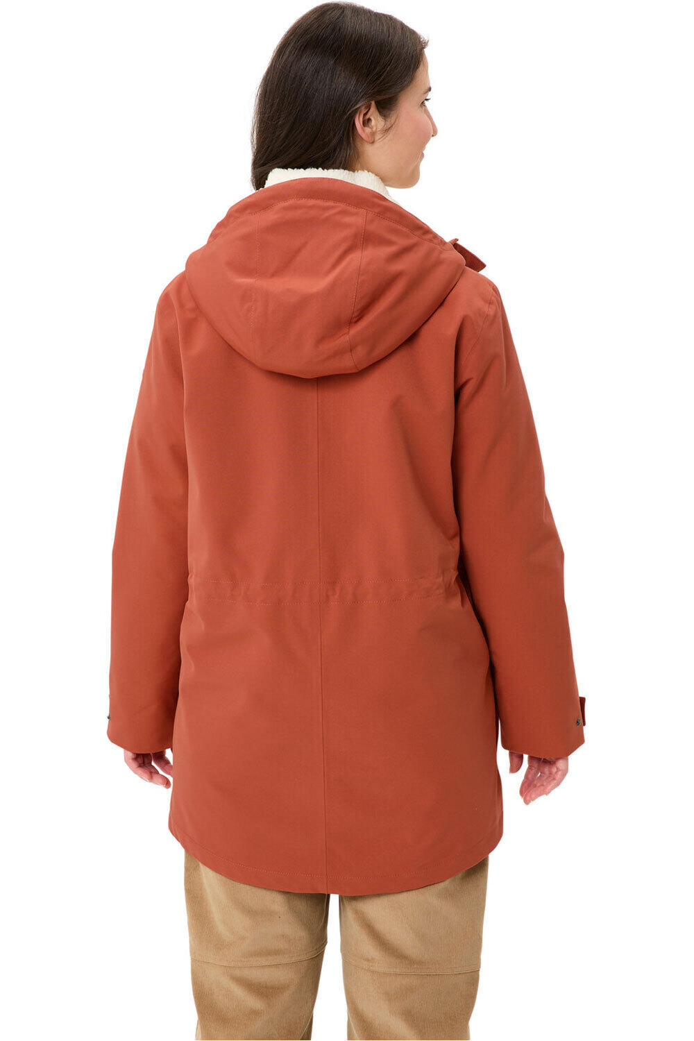 Vaude chaqueta impermeable insulada mujer Women's Manukau Parka III vista trasera