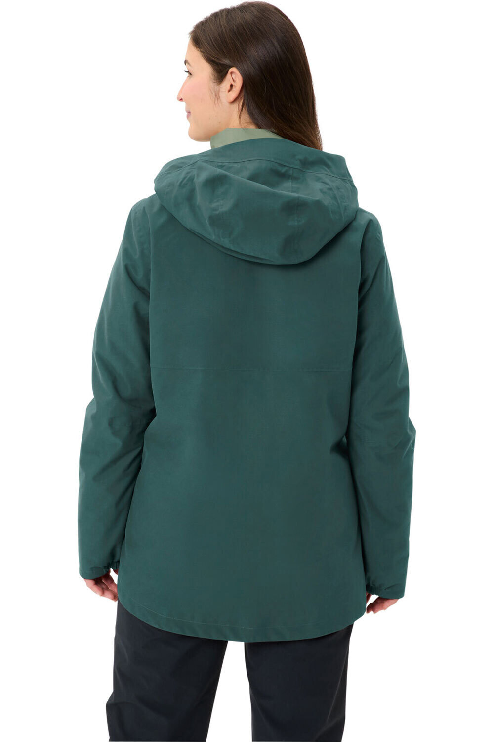 Vaude chaqueta impermeable insulada mujer Women's Mineo 3in1 Jacket vista trasera