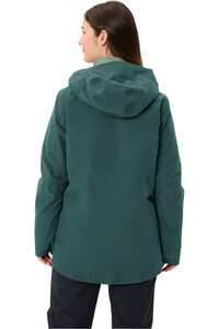Vaude chaqueta impermeable insulada mujer Women's Mineo 3in1 Jacket vista trasera