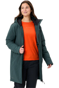 Vaude chaqueta impermeable insulada mujer Women's Mineo Coat IV vista detalle