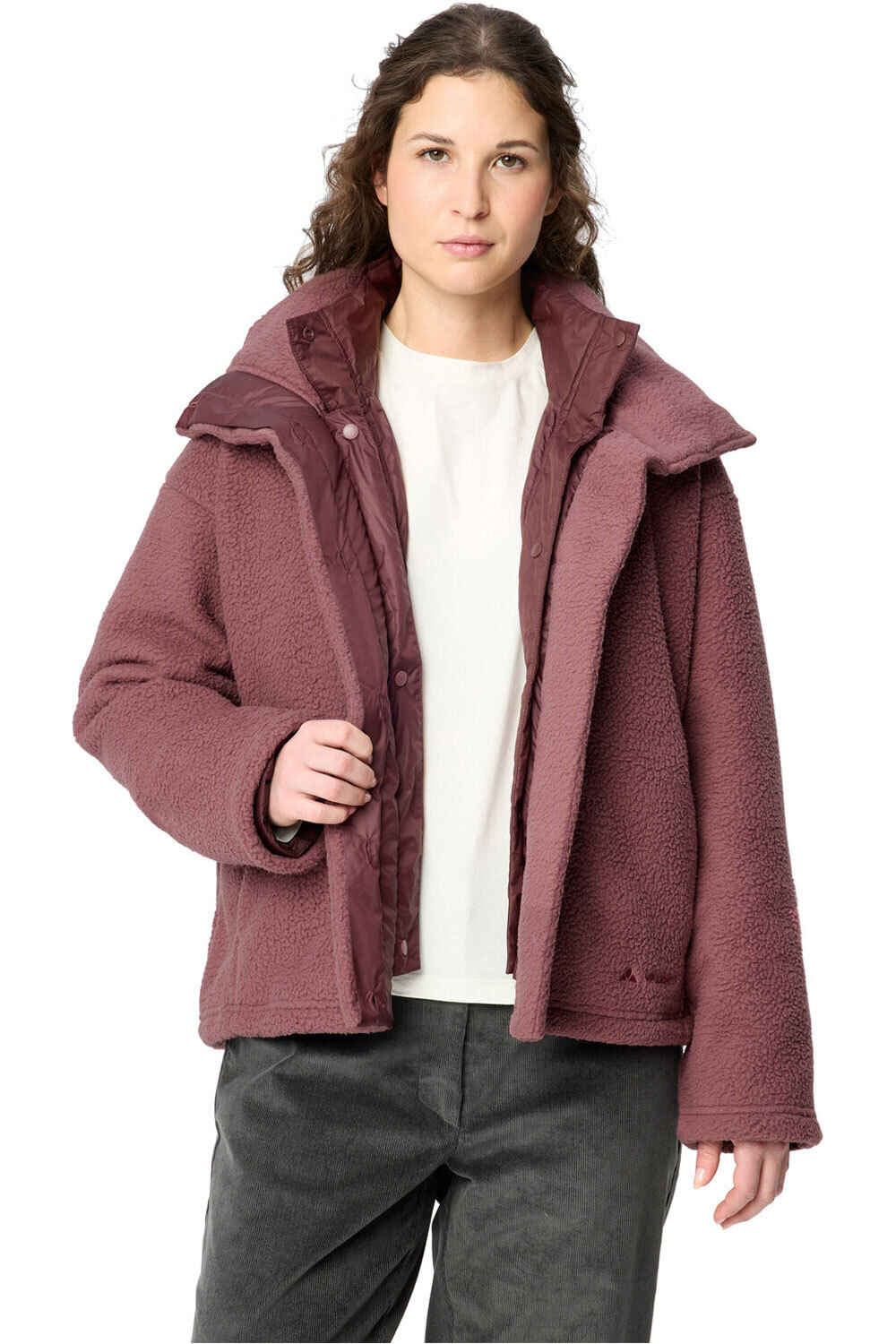 Vaude chaqueta impermeable insulada mujer Women's Najun 3in1 Jacket vista detalle