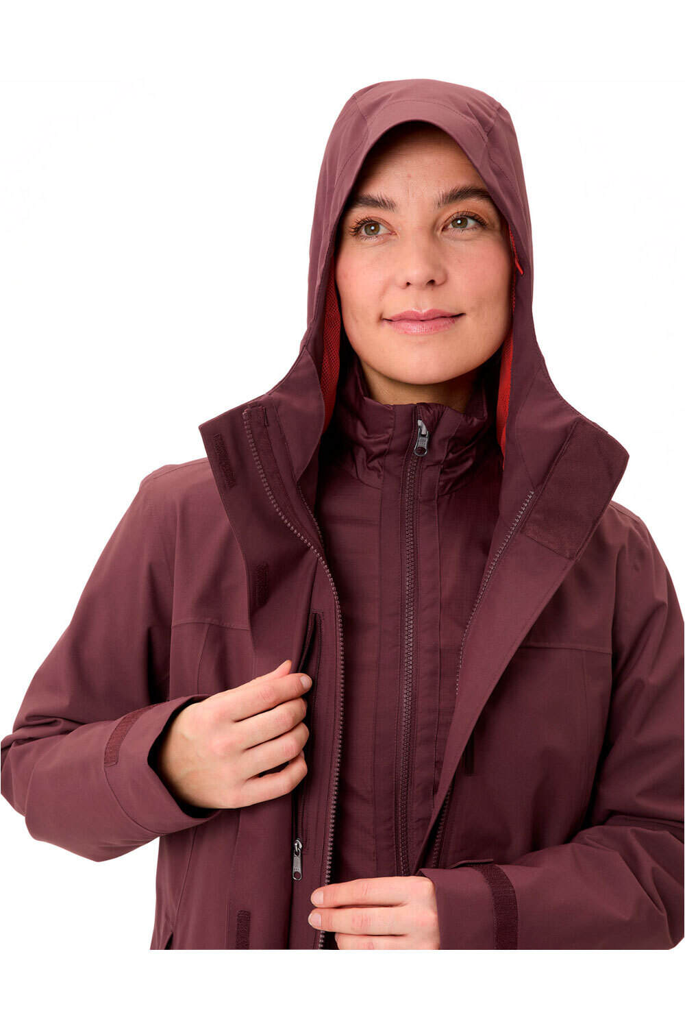 Vaude chaqueta impermeable insulada mujer Women's Neyland 3in1 Jacket 04