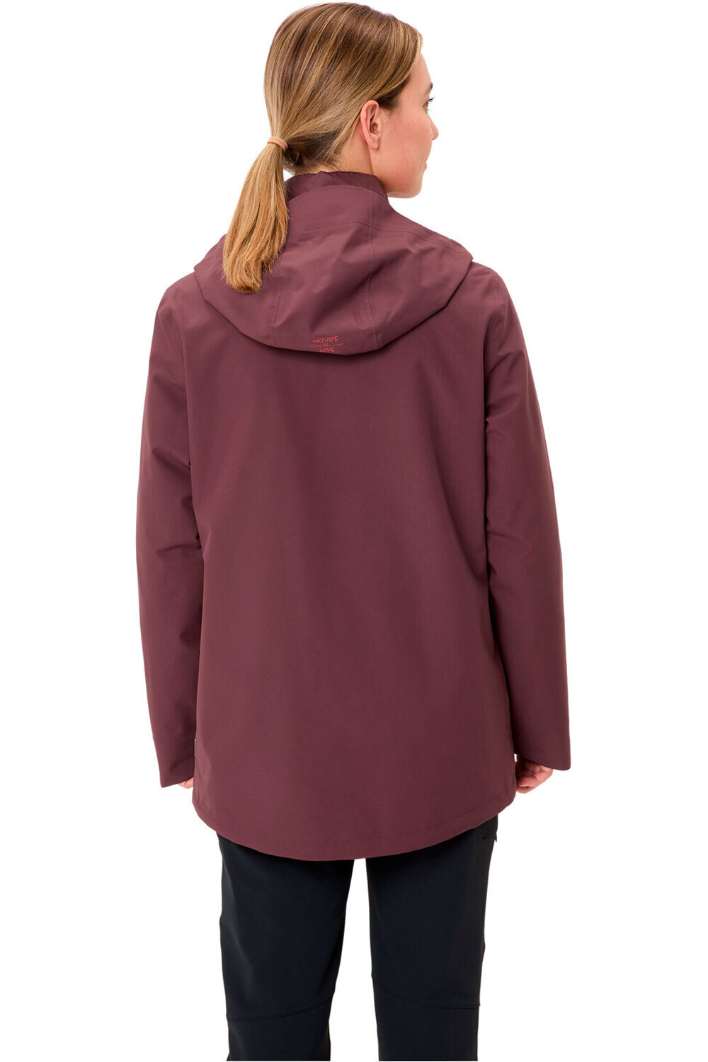 Vaude chaqueta impermeable insulada mujer Women's Neyland 3in1 Jacket vista trasera