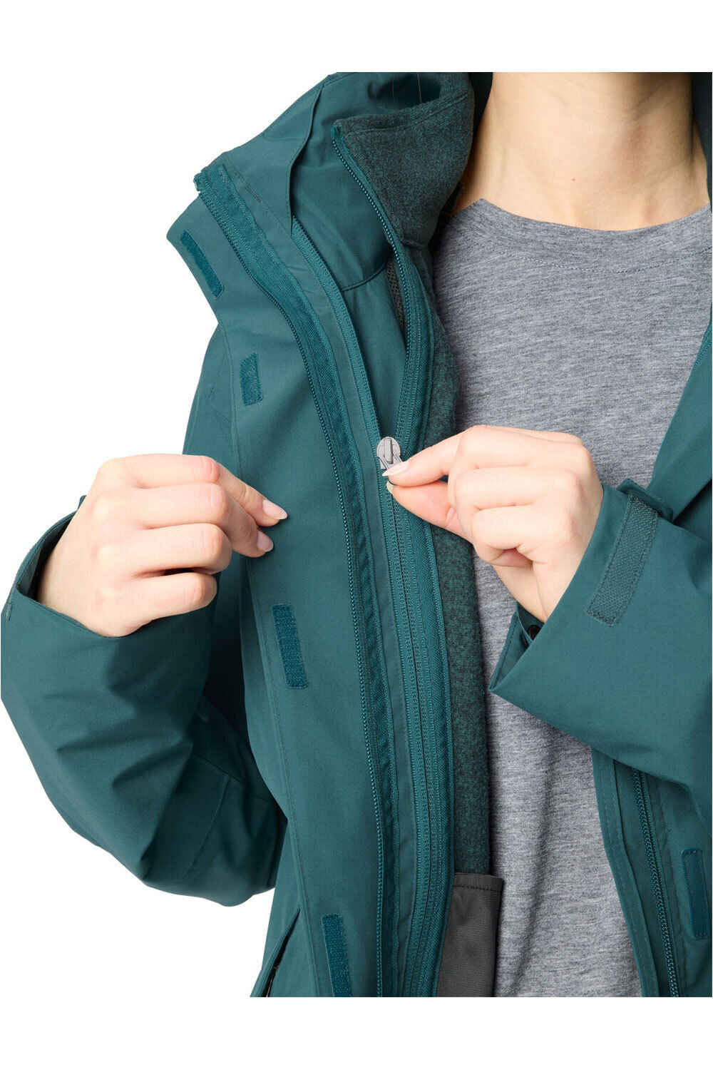 Vaude chaqueta impermeable insulada mujer Women's Rosemoor 3in1 Jacket II 04