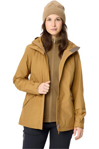 Vaude chaqueta impermeable insulada mujer Women's Rosemoor 3in1 Jacket II vista detalle