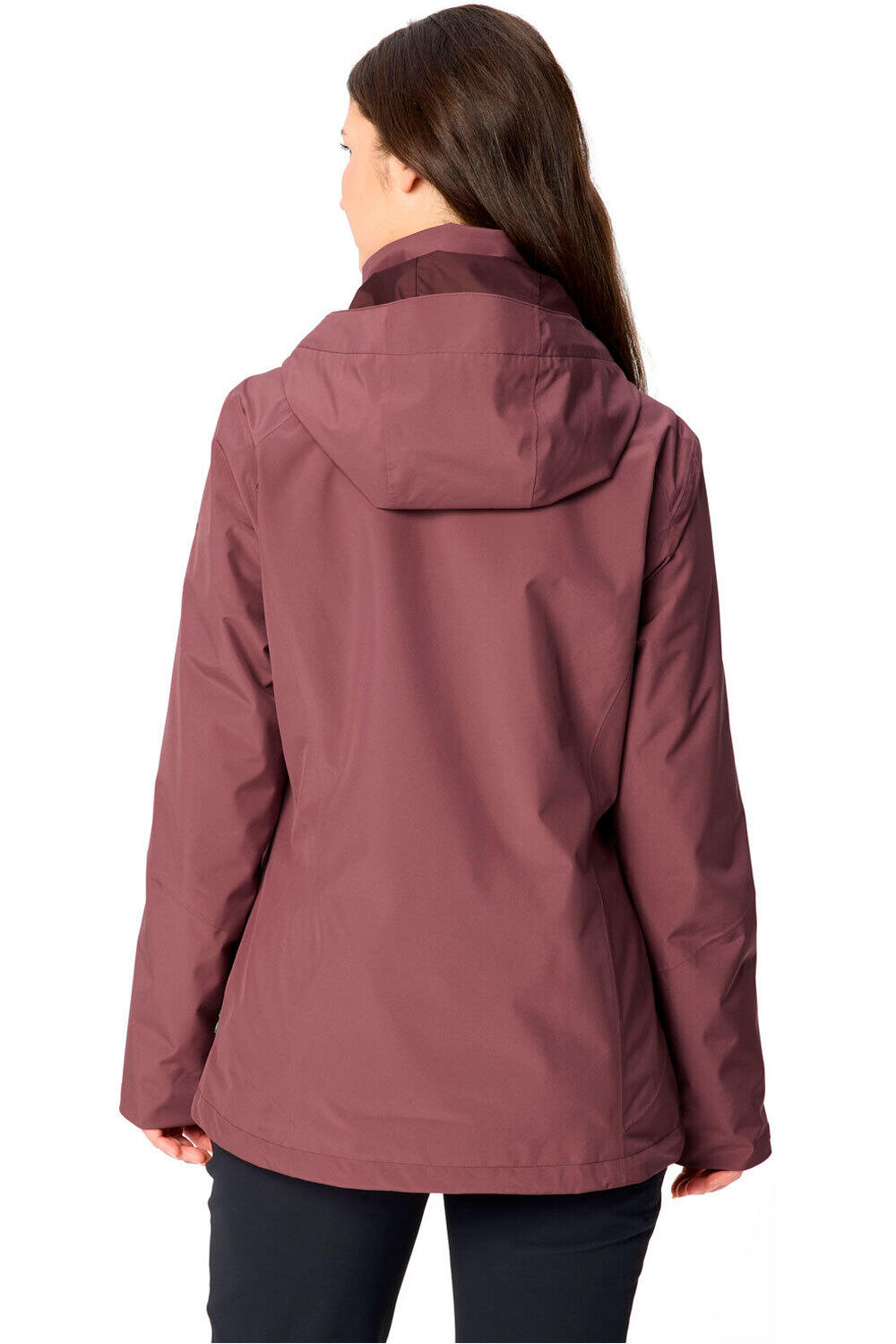 Vaude chaqueta impermeable insulada mujer Women's Rosemoor 3in1 Jacket II vista trasera