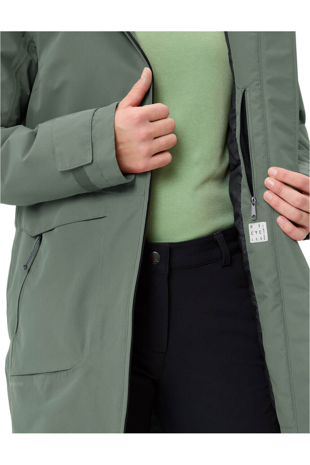 Vaude chaqueta impermeable insulada mujer Women's Skomer Winter Parka III 04